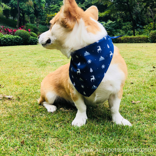 Polyester Soft Pet Accessories Triangle Dog Bandana